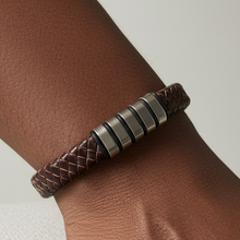Load image into Gallery viewer, Brown Leather Bracelet
